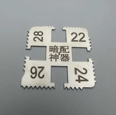 剪齿钳 刻度牌